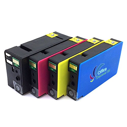 4x Tintenpatronen kompatibel zu Canon PGI-1500 BK PGI-1500 C M Y für Canon Maxify MB 2050 MB 2350 MB 2150 MB 2750 - 2