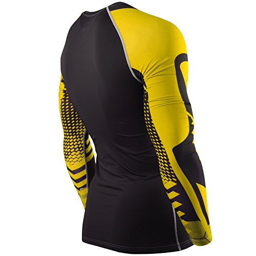 Zipravs Herren Dual Kompressionsshirt Funktionswäsche Base Layer langarm - 3