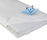 ATMUNGSAKTIV - Dieser Matratzenschoner, der die gesamte Matratze umhüllt, ist absolut atmungsaktiv. Egal ob im Krankenhaus, in der Pflege oder für den privaten Gebrauch, einfach eine Erleichterung.