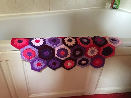Crochet Bath Mat Pink/Purple