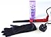 Yogi Crimson Red Soft Touch Original Curling Wand Hair Irons + 120ml Heat Defence Spray + Heat Resistant Glove