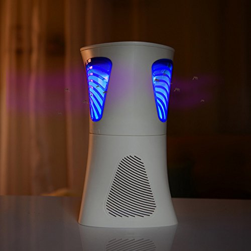Insektenvernichter Ultravioletter LED Insektenlampe, Fochea Indoor Elektrische Mückenfalle, Photokatalytischer Mücken Beseitiger Insektenfalle Mückenlampe, Frei von Chemikalien, für zu Hause - 5