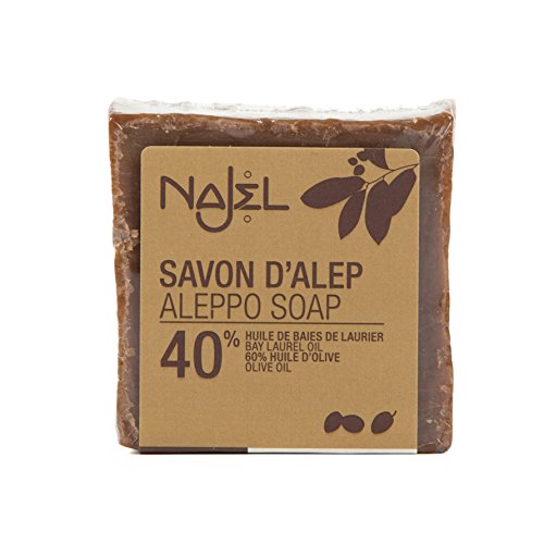 Najel - Jabon de Alepo con 40% huile de baies de laurier, 1 unidad