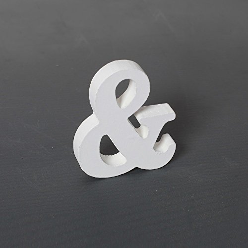 Misslight MR MRS Wooden Letters Wedding Decoration Present White Size Large (MR MRS) - 6