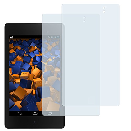2x mumbi Displayschutzfolie Google Nexus 7 FHD (Modell 2013) Schutzfolie