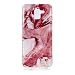 Produktbild LeviDo Galaxy J6 2018 Hülle Silikon Bumper Neu Marmor Hüllen Schutzhülle Kompatibel für Samsung Galaxy J6 2018 Weich Gummi Ultradünn Stoßstange Handyhülle, rot