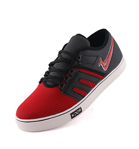 REDFOOT AORFEO Unisex Red Men and Women Casual Sport Running Shoes and Leather Look Sneaker Shoe Shoes CX32 RS.489 (73.00% Off) - Amazon