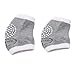 Produktbild LIXIAQ1 Baby Knieschützer Einstellbare Anti-Rutsch-Krabbeln Knieschützer Unisex Baby Kleinkinder Knieschoner Ellbogenschützer Sicherheitsschutz Baby Beinlinge 1 Paar, grau
