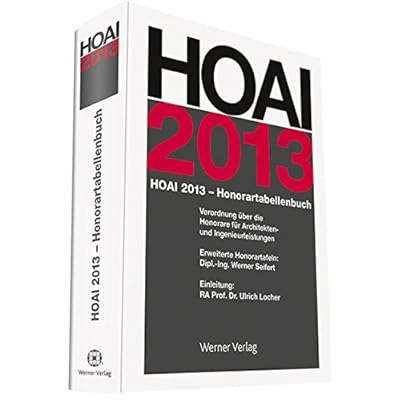 HOAI-Honorartabellenbuch 2013 HOAI-Honorartabellenbuch 2013