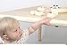 Edge & Corner Guard Protector | Extra Long 22feet [20.4feet Edge + 8 Pre-Taped Corners] - Cream White - Peace Of Mind Childproofing Protection - Door Slammer Guard Included
