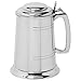 Produktbild 1pt 2 gerade Line Bierkrug mit Deckel Zinn