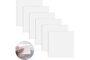 LOKXMVE 6Pcs Inflatable Puncture Repair Kit Self Adhesive TPU Pool Repair Patch Clear Vinyl Waterproof Puncture Repair Patches for Awnings, Inflatable Pools, Swimming Ring, Airbeds, Kayaks(3.46 * 3.46 in)