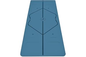 Liforme Tapis de Yoga - Le Meilleur Tapis de Yoga Écologique et Antidérapant Avec un Système d’Alignement Unique et Original - Tapis De Yoga Biodegradable