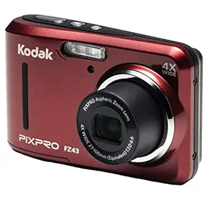 Kodak PIXPRO Friendly Zoom FZ43-RD 16MP Digital Camera with 4X Optical Zoom and 2.7