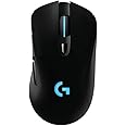 Logitech G703 Lightspeed Wireless Gaming Maus, Kabellose Verbindung, USB-Anschluss, 12000 DPI Sensor, RGB-Beleuchtung, Gewich