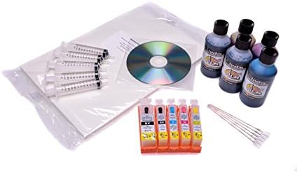 Edible Printer Ink Cartridges kit for Canon MG5650 Printer with wafer paper