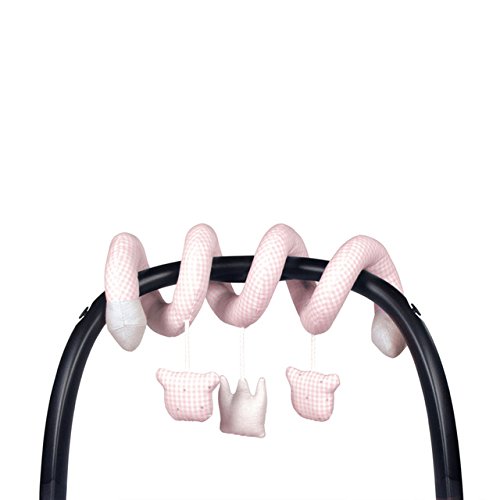 Pasito a Pasito 73615 - Sonajero, diseño oso/corona vichy rosa petite etoile