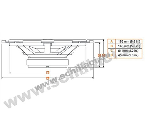 HERTZ DCX 170,3 para Peugeot 207/207/306/307/308 Altavoces estéreo Altavoces para coche 17 cm