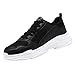 Produktbild TWISFER Mode Herren Einfarbig Schuhe Casual Sneaker Sommer Schuhe Mesh Bequem Atmungsaktiv Laufschuhe Leichtgewicht Verschleißfest rutschfest Turnschuhe
