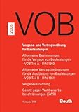 Image de VOB: Vergabe- und Vertragsordnung für Bauleistungen VOB Teil A-DIN 1960, Teil B-DIN 1961, Vergabeve
