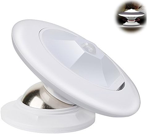 Motion Sensor Wardrobe Light ,USB Rechargeable 30 LED Cordless Motion Activated Instant ON/OFF Lamp by Geekeep, Rotating Removable Magnet Stick-On Anywhere, Wireless Under Cabinet Counter Cupboard Closet Stairs Stairway Kitchen Drawer Hallway Step Garage Shed Bath Wall Camping Emergency LED Night Light Bed Lighting