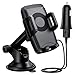 Price comparison product image Dashboard/Windshield Car Mount, Qi Fast Wireless Charger, with Car Charger and Suction Cup Pad, Phone Holder for iPhone X/8/8 Plus, Samsung Galaxy S9 Plus/S9/S8/S8 Plus, Nokia Lumia920 and more