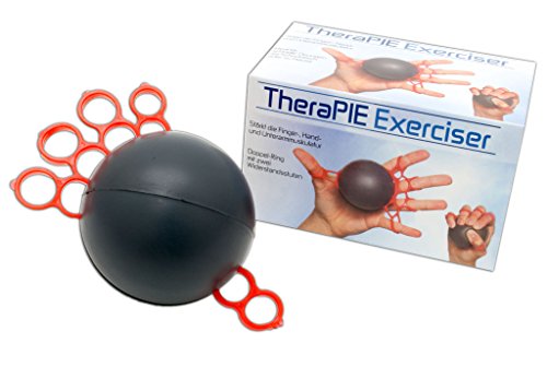 TheraPie Exerciser mit doppeltem Ring | Handtrainer | Fingertrainer | Trainingsgerät für die Muskulatur der Hände und der Unterarme - 3