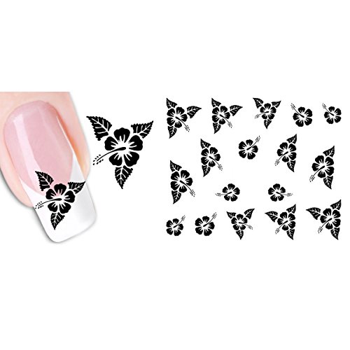 Butterme 12sheet Selbstklebende Schöne Wasser-Nagel-Tätowierung-Aufkleber-Nagel-Kunst-Aufkleber-Abziehbilder - 5