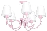 MINI MOTYL V / Schmetterling Hellrosa Kinderzimmerleuchte Kinderzimmerlampe Hängelampe Deckenleuchte Deckenlampe Kronleuchter