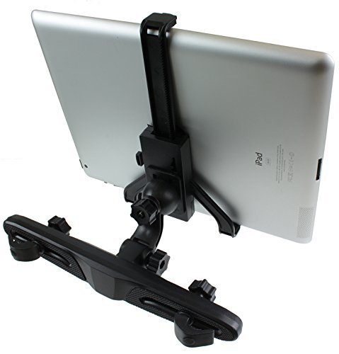 Kit Universal Tablet Halterung für Auto Kopfstütze Kompatibel mit 7-10 Zoll Tablets einschließlich iPad 2 / 3 / 4 / Air / Mini, Google Nexus 7 / 10 / Samsung Galaxy Tab 2 / 3 / 4, Kindle Fire HD / HDX und Tesco Hudl Tablet 2 – Schwarz - 5