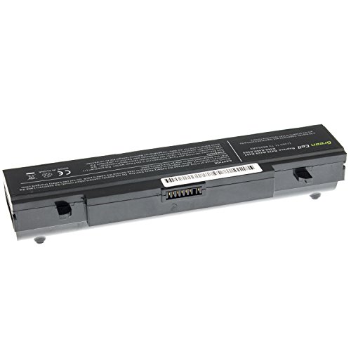Green Cell® Extended Serie AA-PB9NC6B AA-PB9NS6B Akku für Samsung R519 R522 R525 R530 R540 R580 R620 R719 R780 Laptop (9 Zellen 6600mAh 11.1V Schwarz) - 2