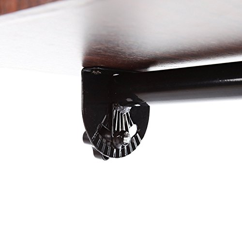 VECELO Laptop-Tisch höhenverstellbar mit Rollen für Notebook (Größe A) - 8