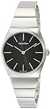 Calvin Klein Damen Analog Quarz Uhr mit Edelstahl Armband K6C2X141