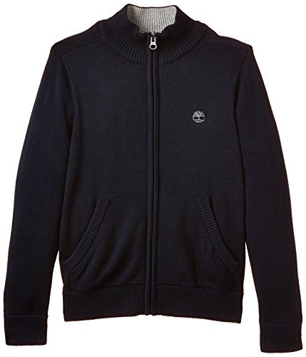 Timberland Baby-Boys T25T90 Knitted Cardigan, Blue (Navy), 12 Years