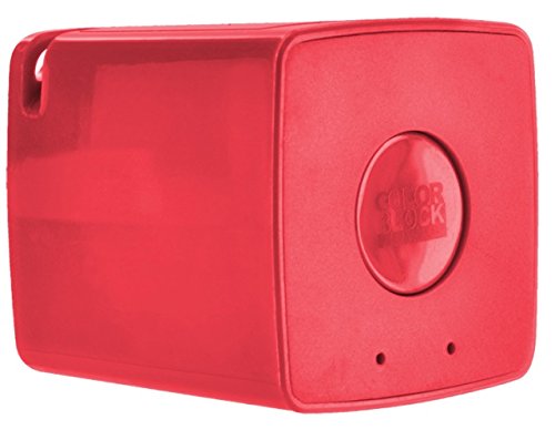 BigBen Spain CBCUBEMINIR - Mini Altavoz con Bluetooth, Color Rojo