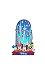 Produktbild Disney Mickey Maus und Freunde Castle Schreibtisch-Set für Papierwaren Gummi Kühlschrank Magnet