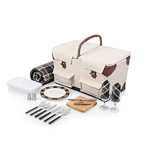 Picnic Time Pioneer Picnic Basket with Deluxe Service for Two