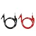 Produktbild Gazechimp 2 Stk. 15A 4mm Bananenstecker auf Krokodilklemme Messleitung Prüfkabel - Rot +Schwarz