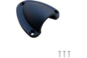Berfi Life Marine Wire Cable Vent Cover with 3 Screws, Plastic Clamshell Vent Clam Shell Vent Cover for Boat Yacht