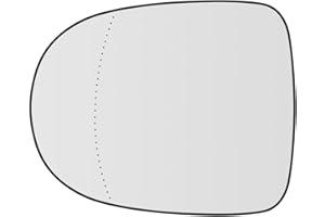 SENZEAL Verre de Rétroviseur Remplacement pour Renault Clio III 2009-2012 Modus 2007-2012 Twingo 2010-2014 Chauffant Retroviseur Extérieur (Gauche)