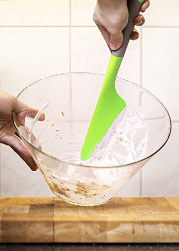 Paulis Kitchen – Starterset / Spülbürsten + Spatel für das Reinigen & Ausleeren von Töpfen, Thermomix® TM5 + TM31, Mixertöpfen, usw. (Grün) - 7
