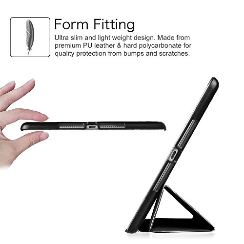 Fintie iPad Air 2 Hülle – Ultradünn Superleicht Smart Cover Schutzhülle Tasche Case mit Ständer und Auto Sleep / Wake Funktion für Apple iPad Air 2 (iPad 6 6th Generation), Schwarz - 8