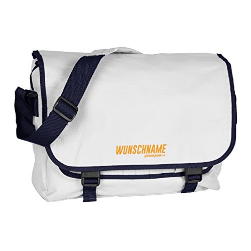 Preisvergleich Produktbild Goodman Design ::: Schultertasche mit Wunschnamen ::: für Laptop
