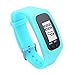 Produktbild ESAILQ Digital LCD Schrittzähler Run Step Walking Distanz Kalorienzähler Uhrenarmband (Sky Blue)