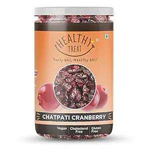 Healthy Treat Chatpati Cranberries (250 gm) | Immunity Booster | Rich in Vitamins, Gluten Free, High in Fibre