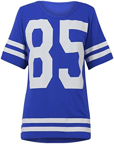 NEW WOMENS SLEEVELESS JERSEY MIAMI BULLS 33 HEAT 6 BASKETBALL VEST TOP SIZE UK 8-14 UK (UK S/M (8-10), 85-Royal Blue)