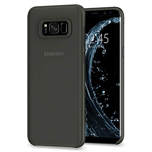 Spigen Funda Galaxy S8  Carcasa  Air Skin  Material Semitransparente Ligero para Galaxy S8  2017  - Negro