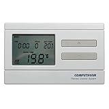 El paquete incluye: 1 Termostato digital programable Q7 (Capacidad de carga: 8 A max.: voltaje regulable 1760W), termostato digital de pared con 6 programas por día de COMPUTHERM - garantia de fábrica: 2 años.