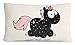Produktbild Nici 41428 Theodor and Friends Kissen Einhorn Carbon Flash rechteckig, 43 x 25 cm