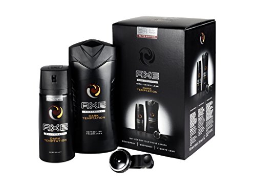 AXE Geschenkset Dark Temptation mit Fish Eye Kamera-Objektiv, 1er Pack (1 x 3 Stück)